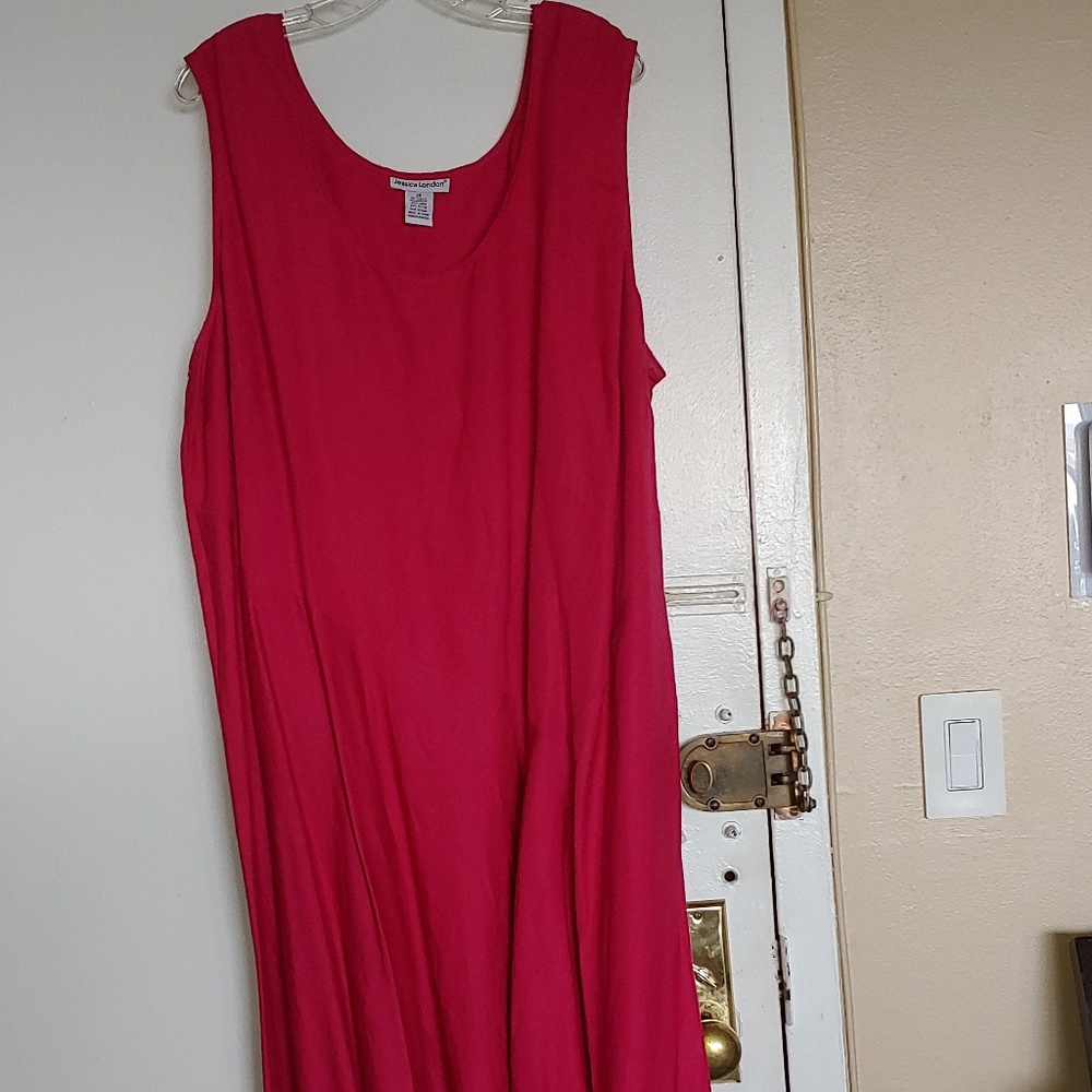 CASUAL SLEEVELESS LINEN ASYMMETRICAL MIDI DRESS